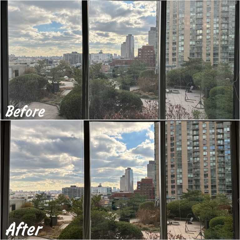Before and after: Apartment view windows